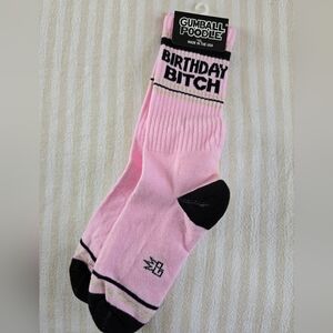 Gumball Poodle Birthday Socks Size:One size fits most